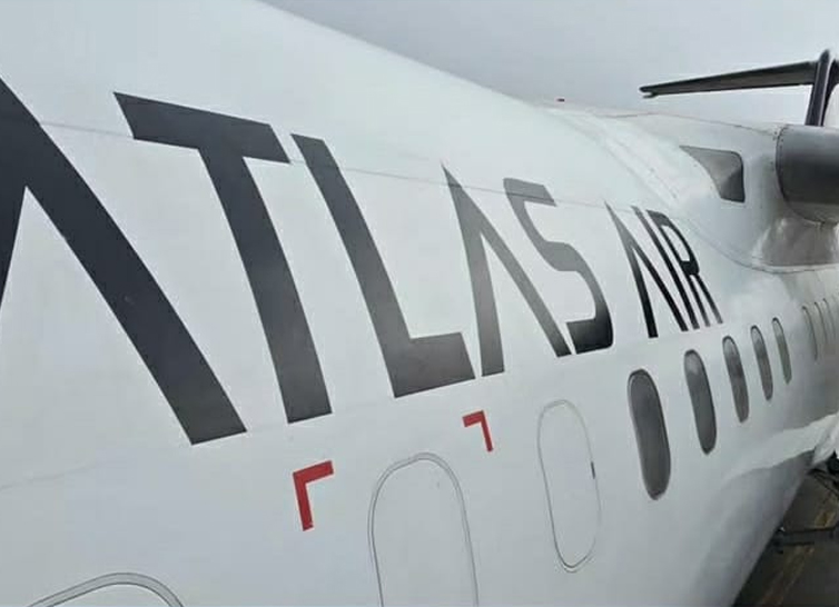 پرواز به a-d--bff-eaf-atlas air